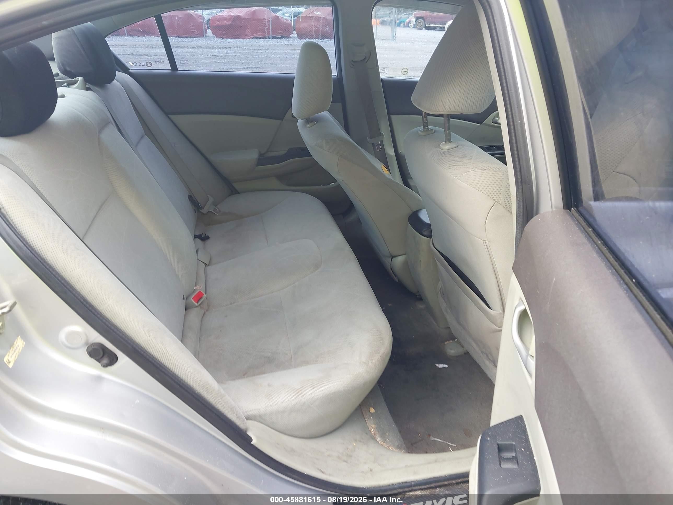 2012 Honda Civic Lx Silver vin: 19XFB2F55CE102294