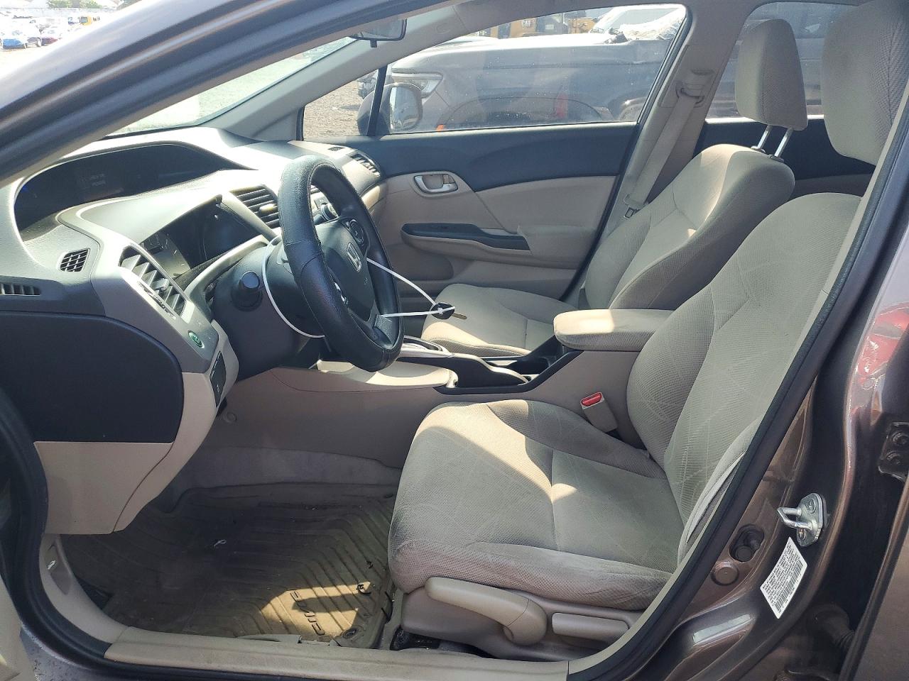 2012 Honda Civic Lx Gray vin: 19XFB2F55CE301023