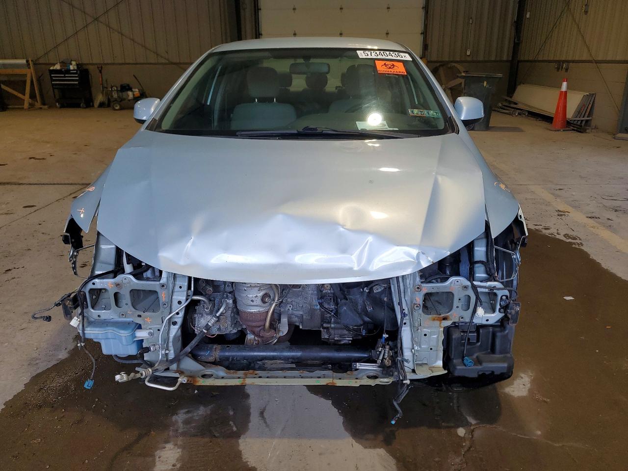 2012 Honda Civic Lx Silver vin: 19XFB2F55CE309705
