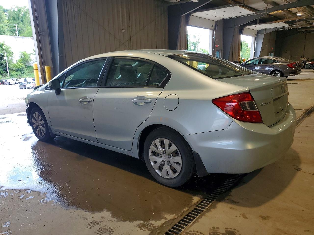 2012 Honda Civic Lx Silver vin: 19XFB2F55CE309705