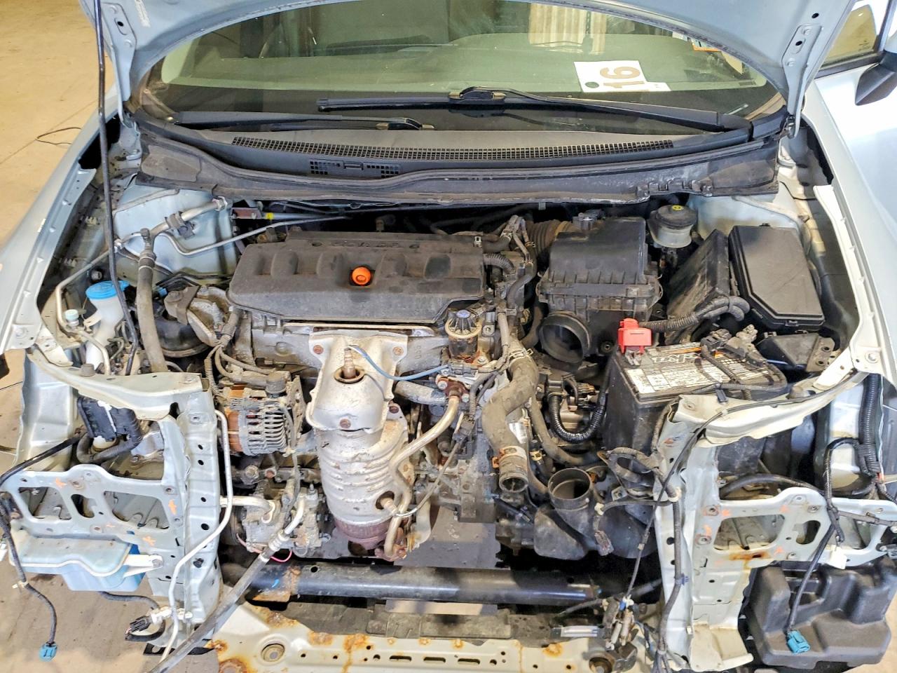 2012 Honda Civic Lx Silver vin: 19XFB2F55CE309705