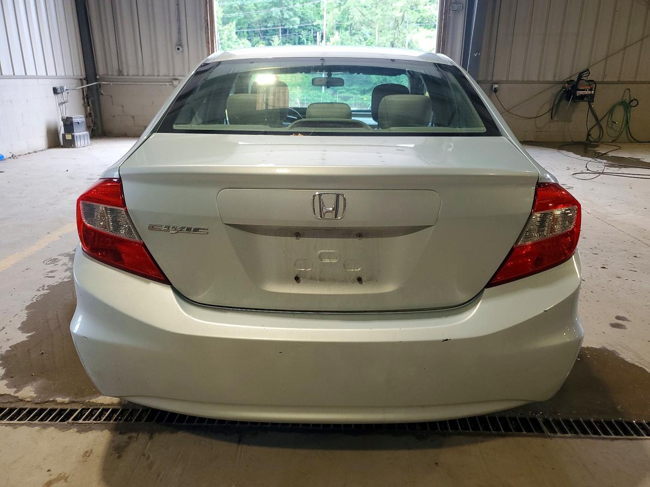 2012 Honda Civic Lx Silver vin: 19XFB2F55CE309705
