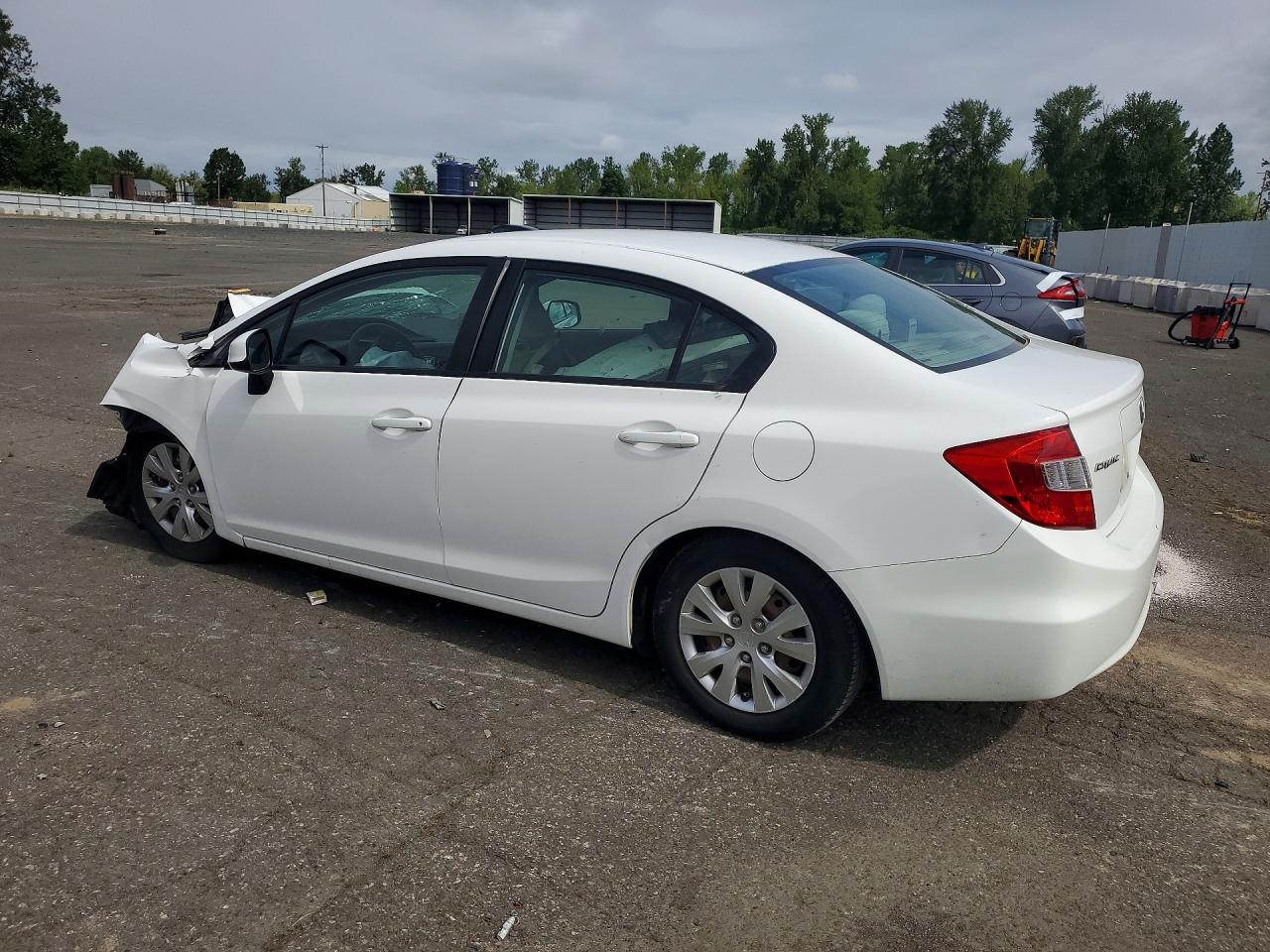 2012 Honda Civic Lx Белый vin: 19XFB2F55CE312944