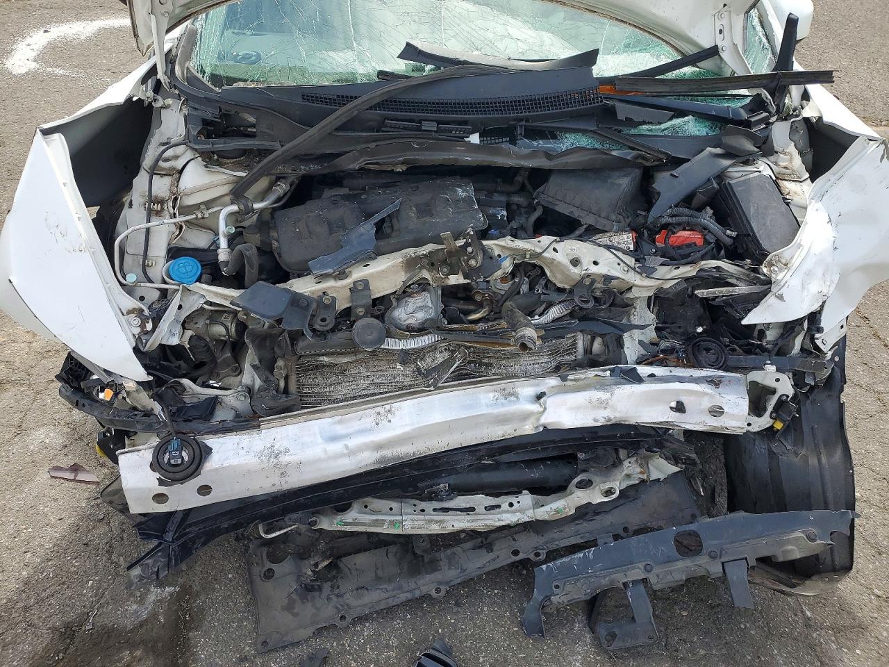 2012 Honda Civic Lx Белый vin: 19XFB2F55CE312944