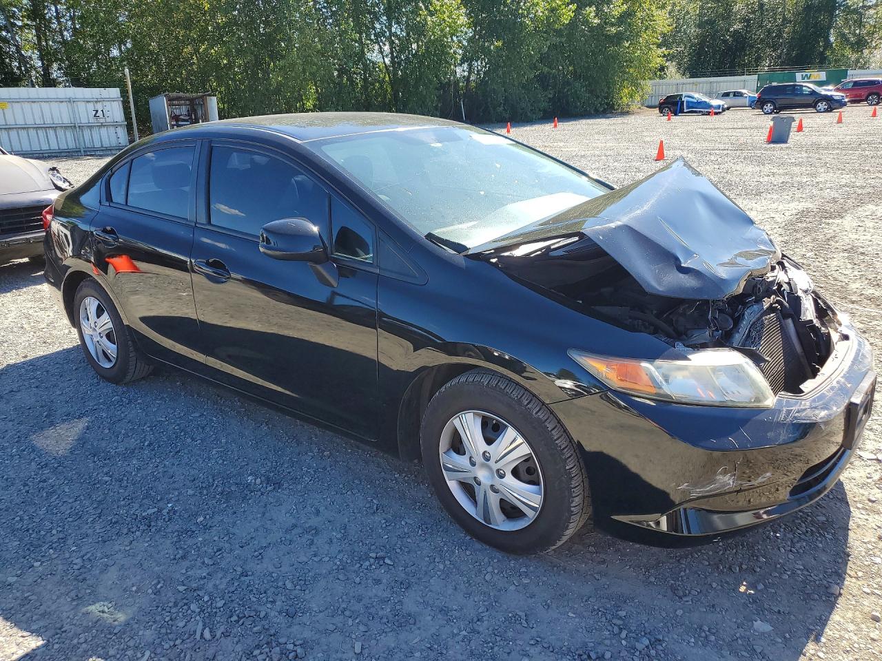 2012 Honda Civic Lx Black vin: 19XFB2F55CE318422