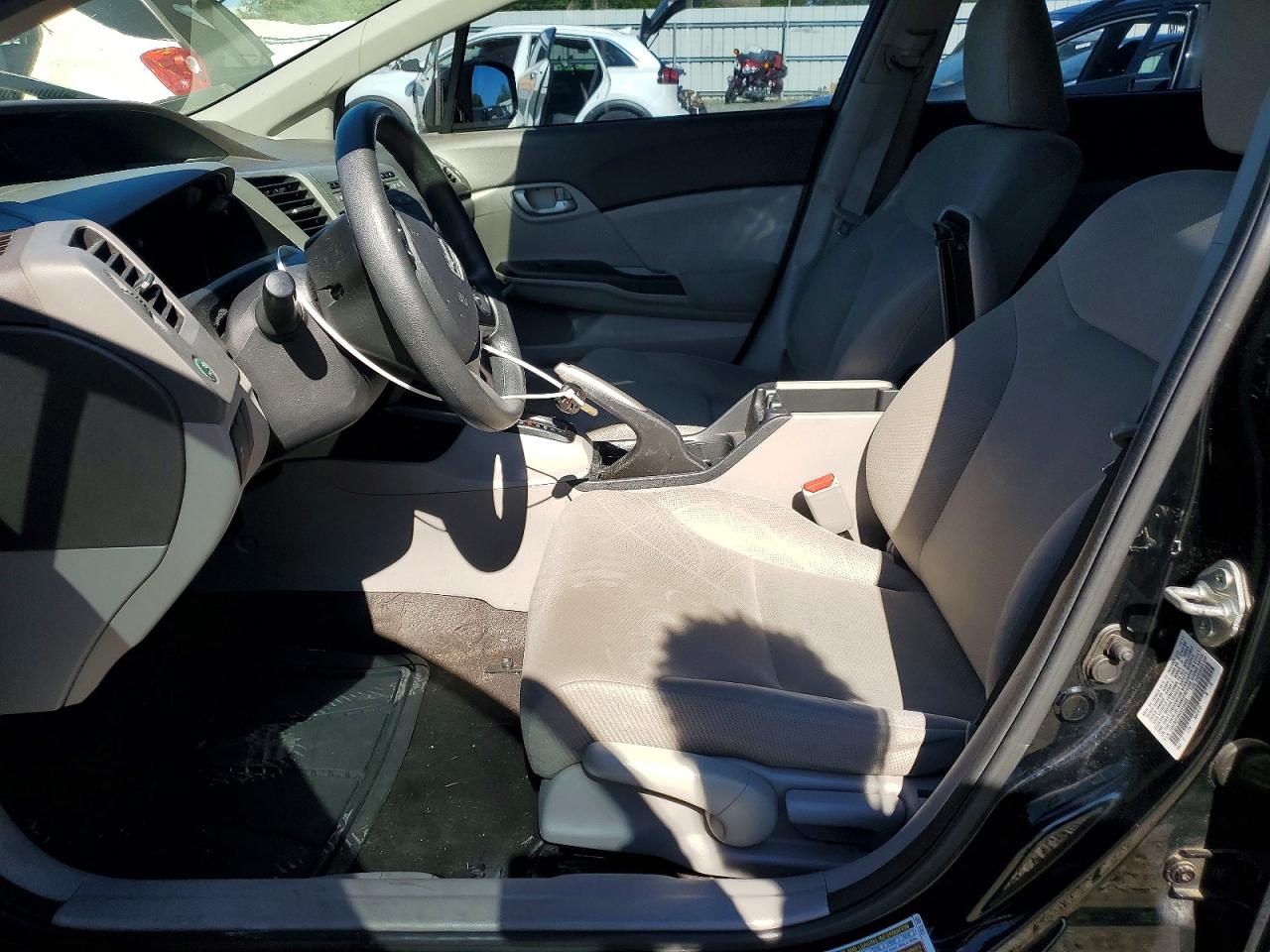 2012 Honda Civic Lx Black vin: 19XFB2F55CE318422