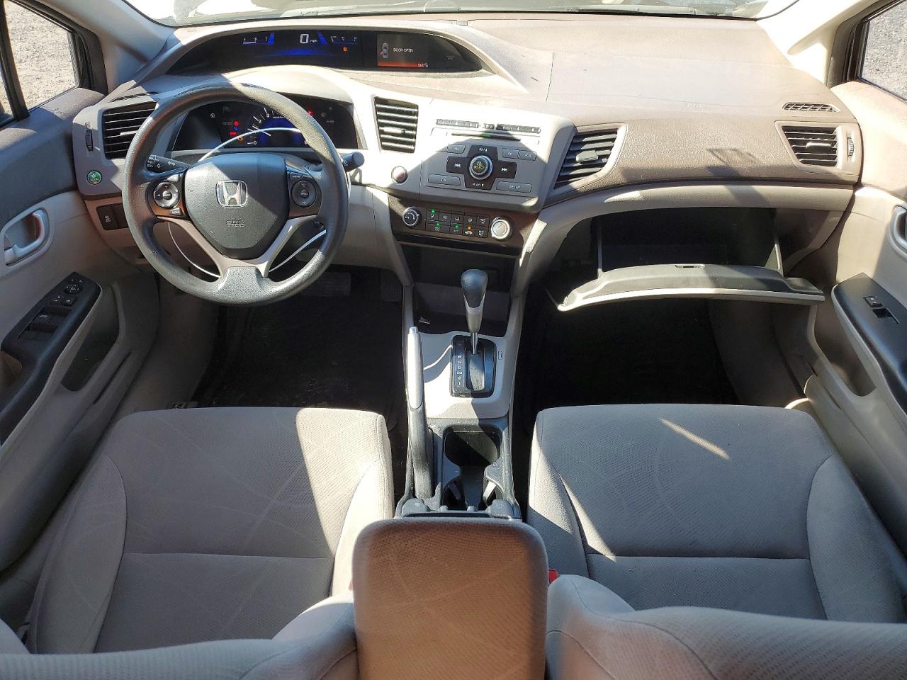 2012 Honda Civic Lx Black vin: 19XFB2F55CE318422