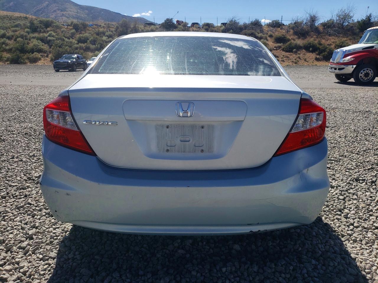 2012 Honda Civic Lx Silver vin: 19XFB2F55CE321398
