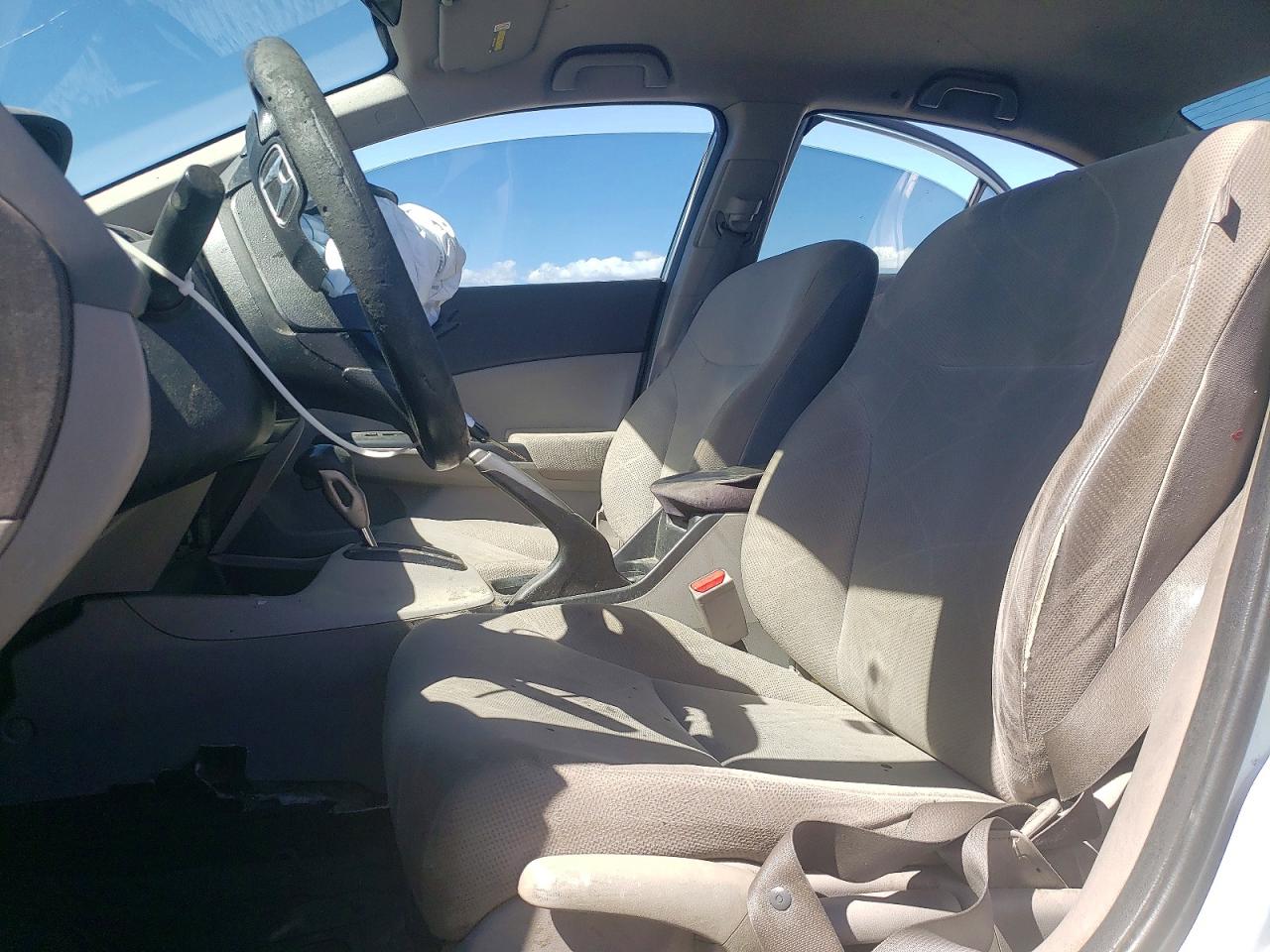 2012 Honda Civic Lx Silver vin: 19XFB2F55CE321398
