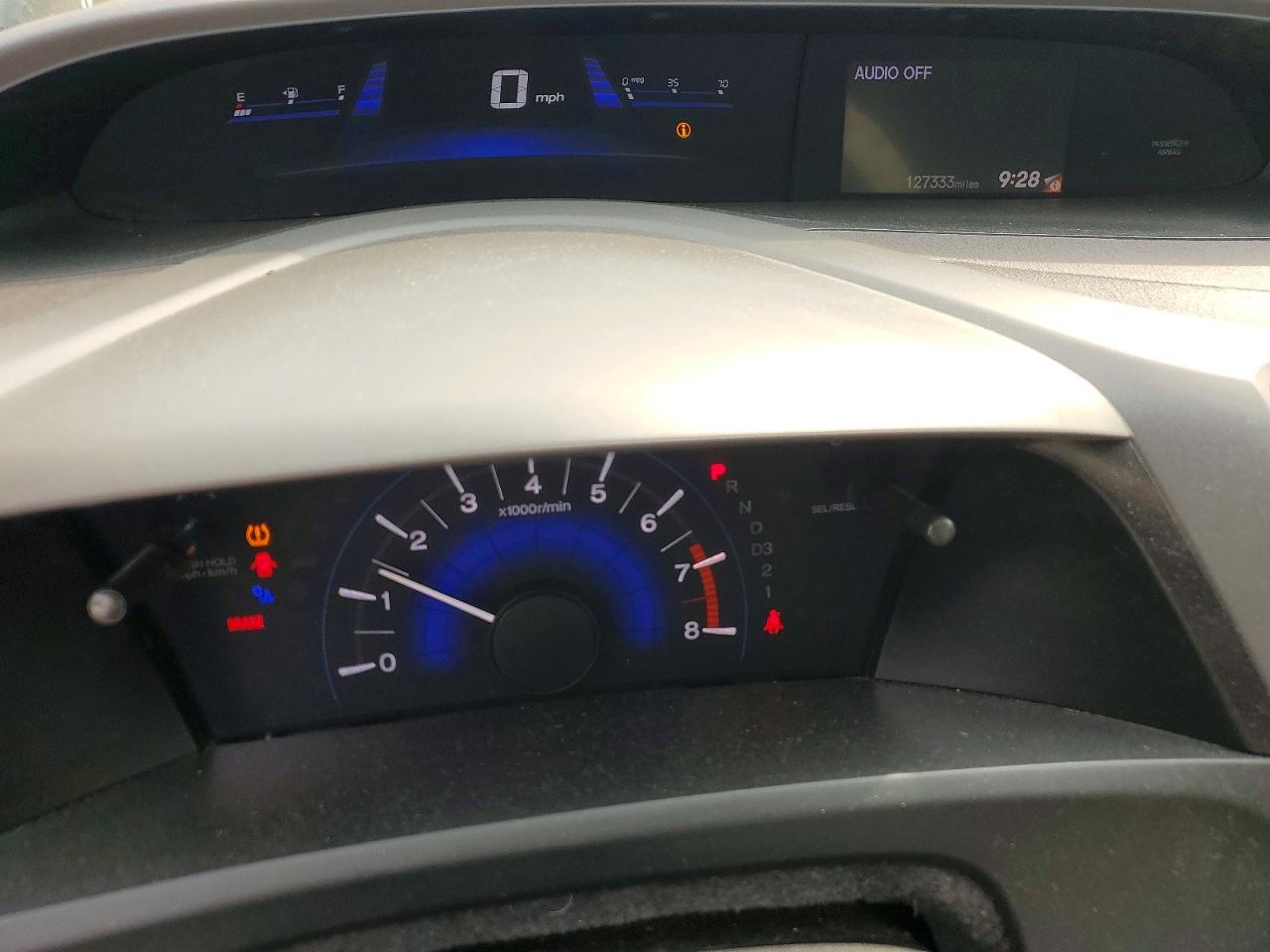 2012 Honda Civic Lx Blue vin: 19XFB2F55CE323099