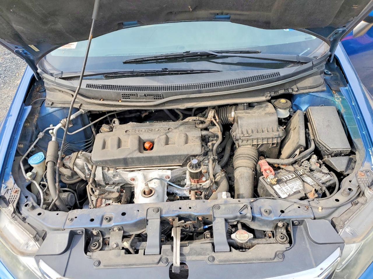 2012 Honda Civic Lx Blue vin: 19XFB2F55CE323099