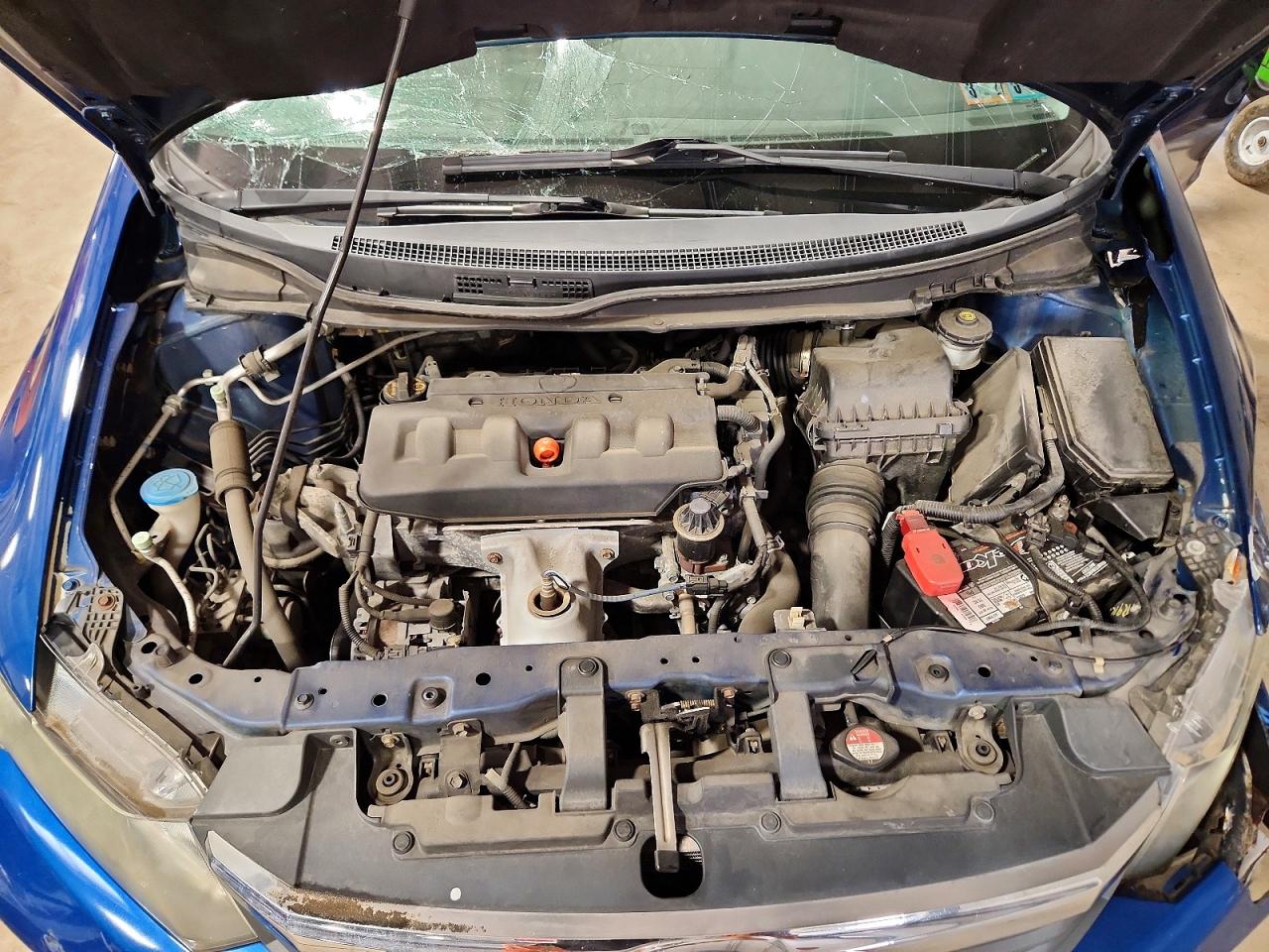 2012 Honda Civic Lx Синий vin: 19XFB2F55CE325256