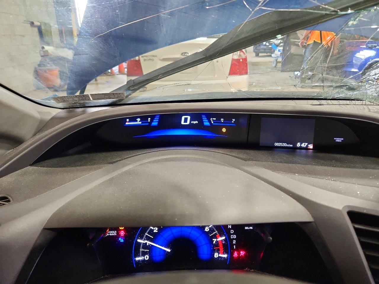 2012 Honda Civic Lx Синий vin: 19XFB2F55CE325256