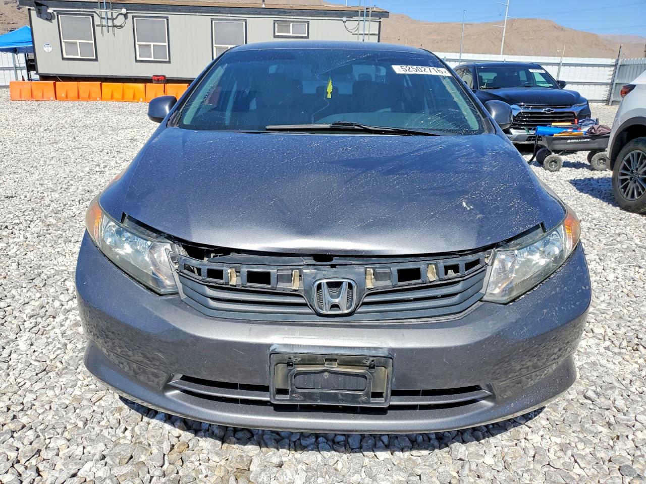 2012 Honda Civic Lx Серый vin: 19XFB2F55CE325421
