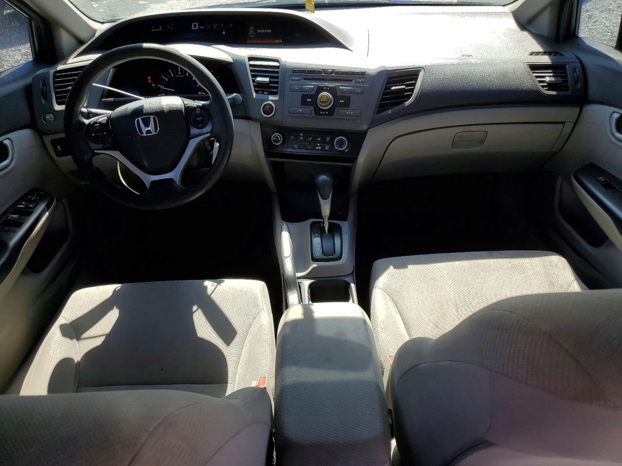 2012 Honda Civic Lx Серый vin: 19XFB2F55CE325421