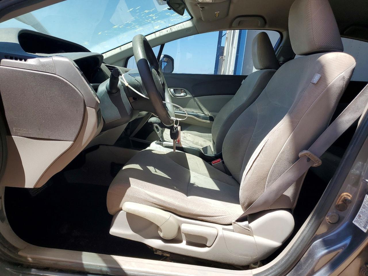 2012 Honda Civic Lx Gray vin: 19XFB2F55CE326357
