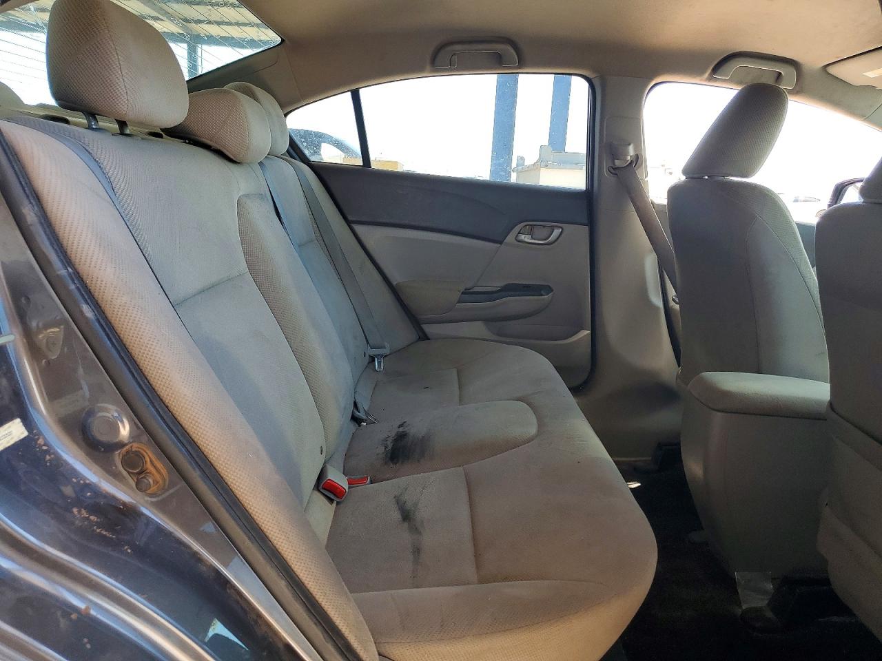2012 Honda Civic Lx Gray vin: 19XFB2F55CE326357