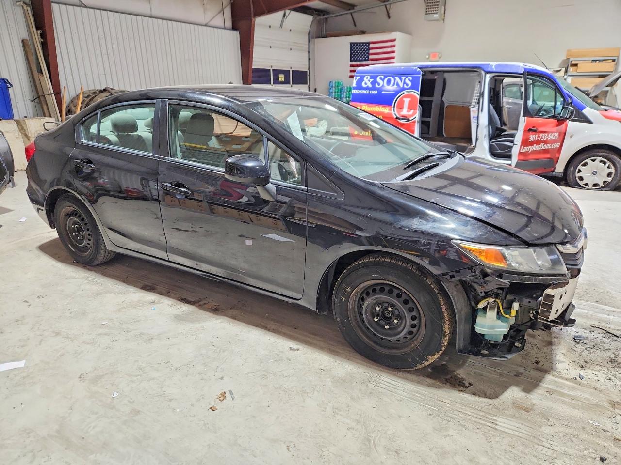 2012 Honda Civic Lx Black vin: 19XFB2F55CE328500