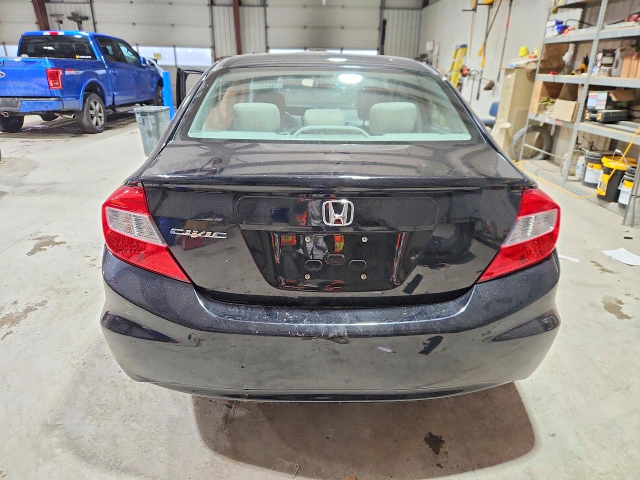 2012 Honda Civic Lx Black vin: 19XFB2F55CE328500