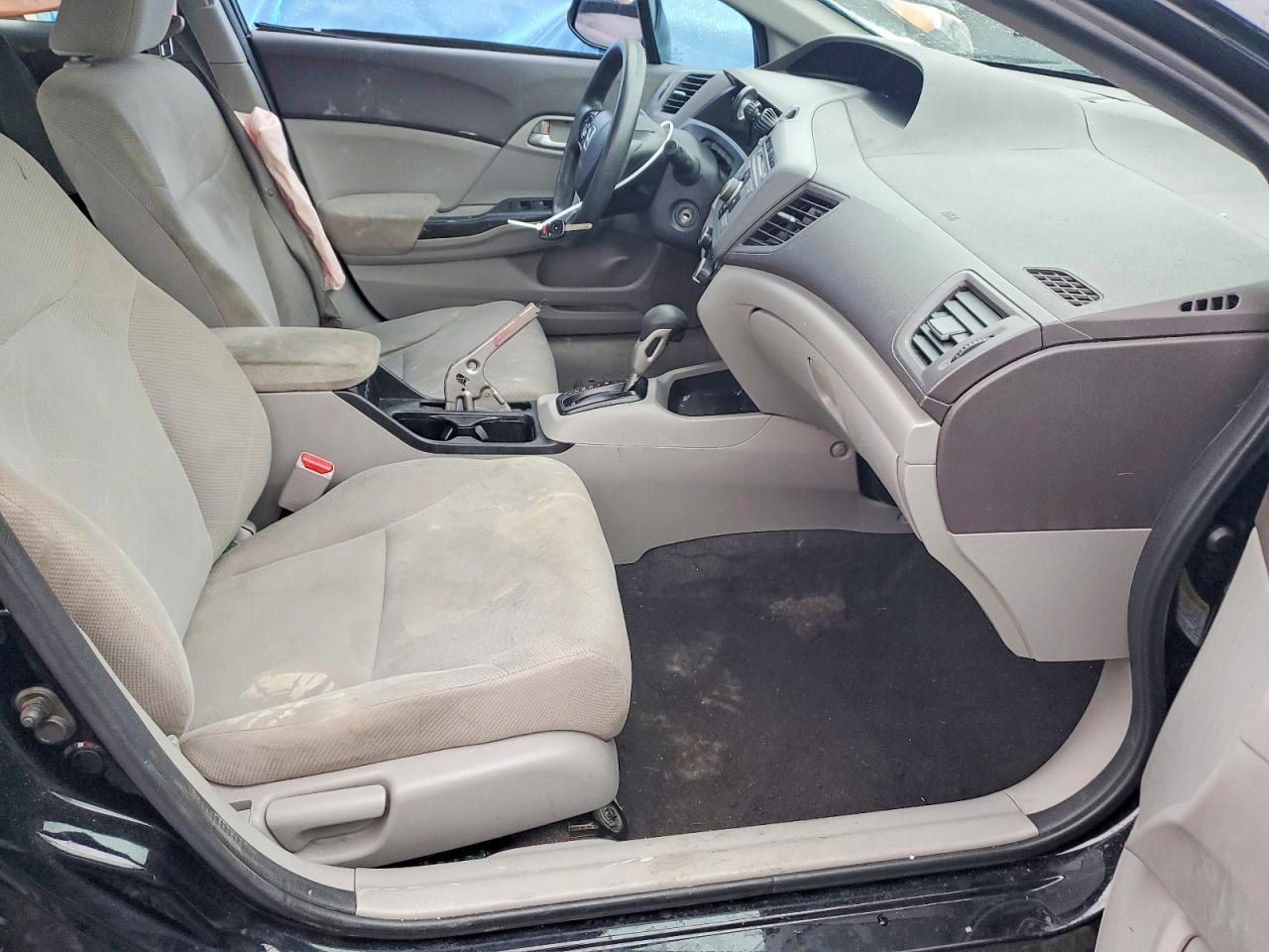 2012 Honda Civic Lx Black vin: 19XFB2F55CE328500