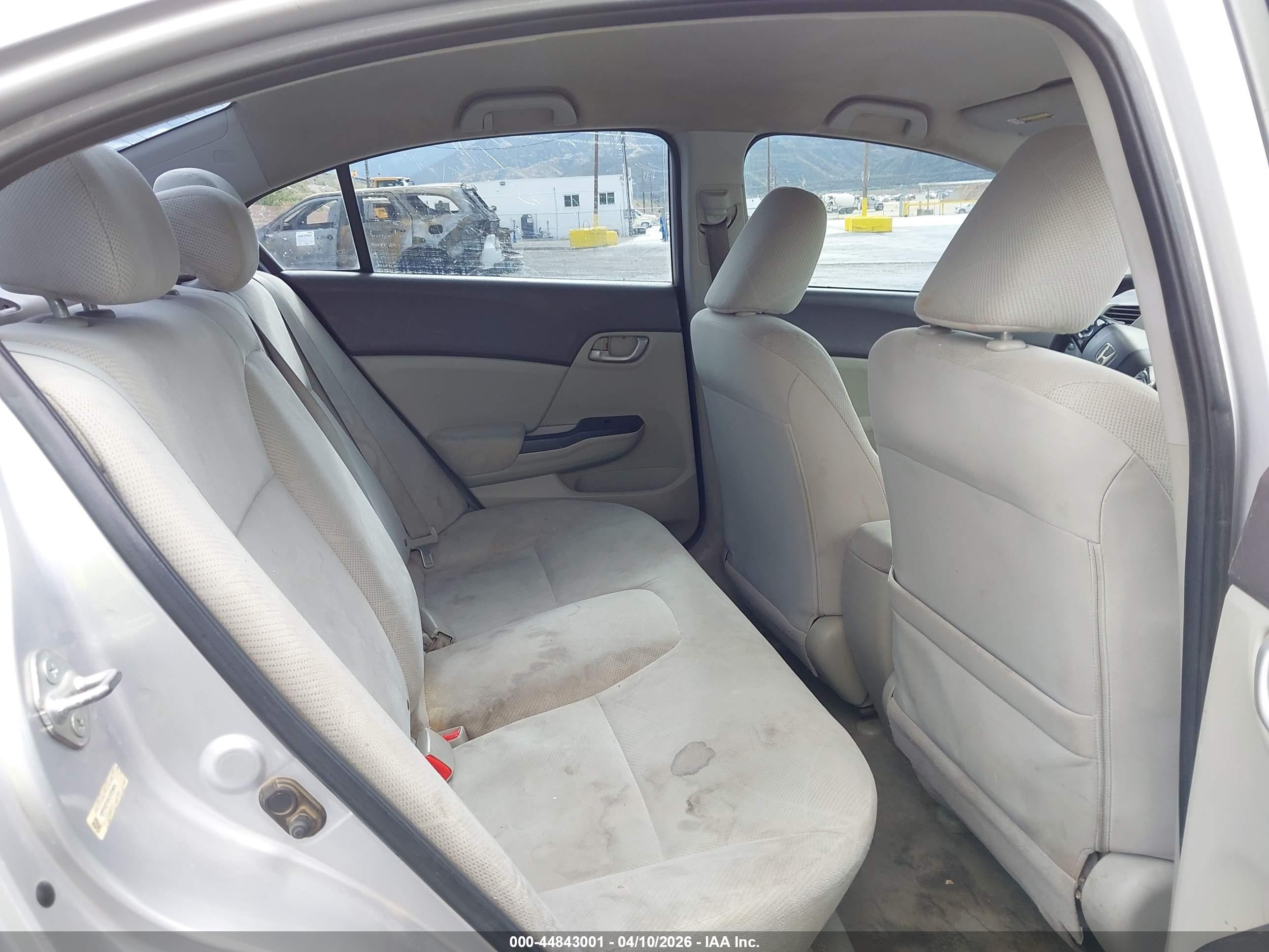 2012 Honda Civic Lx Silver vin: 19XFB2F55CE329954
