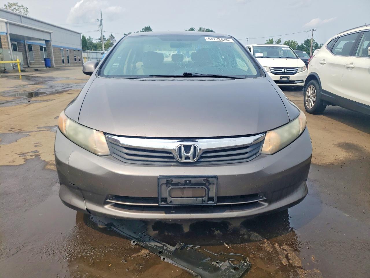2012 Honda Civic Lx Коричневый vin: 19XFB2F55CE334202