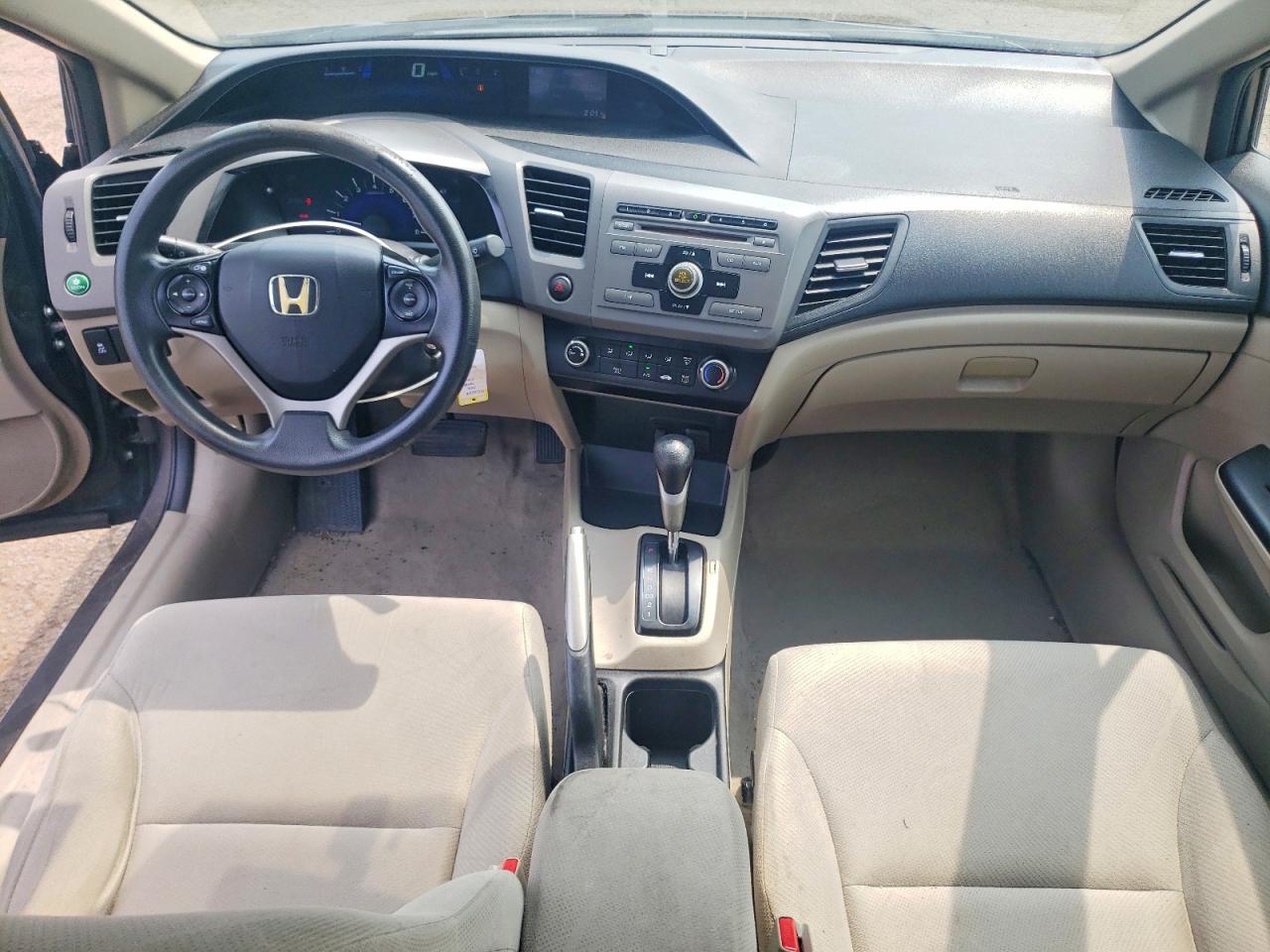 2012 Honda Civic Lx Коричневый vin: 19XFB2F55CE334202