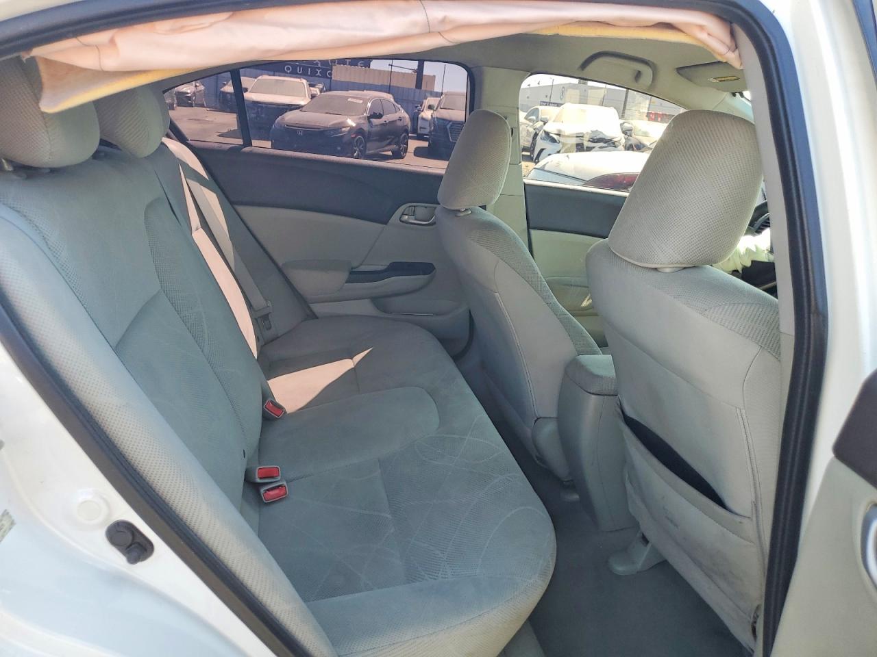2012 Honda Civic Lx White vin: 19XFB2F55CE348276