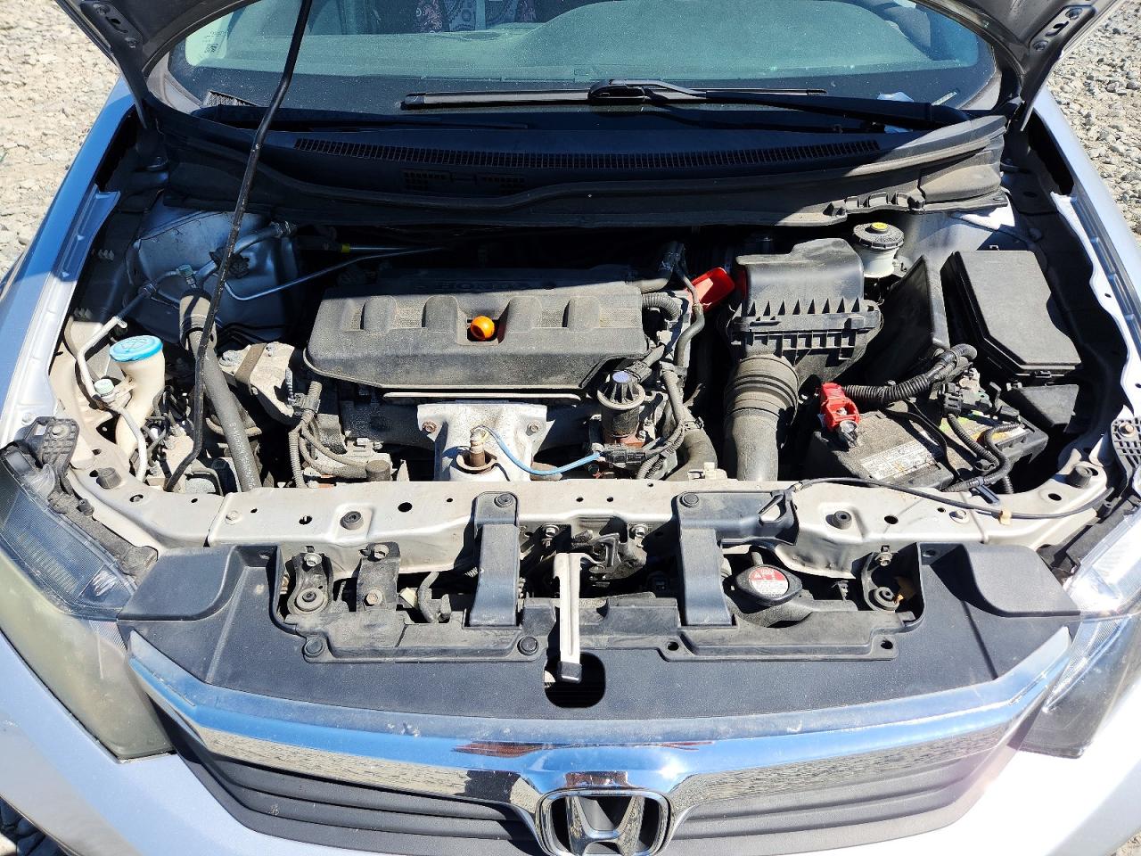 2012 Honda Civic Lx Silver vin: 19XFB2F55CE359701