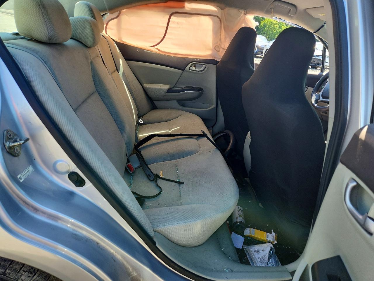 2012 Honda Civic Lx Silver vin: 19XFB2F55CE359701