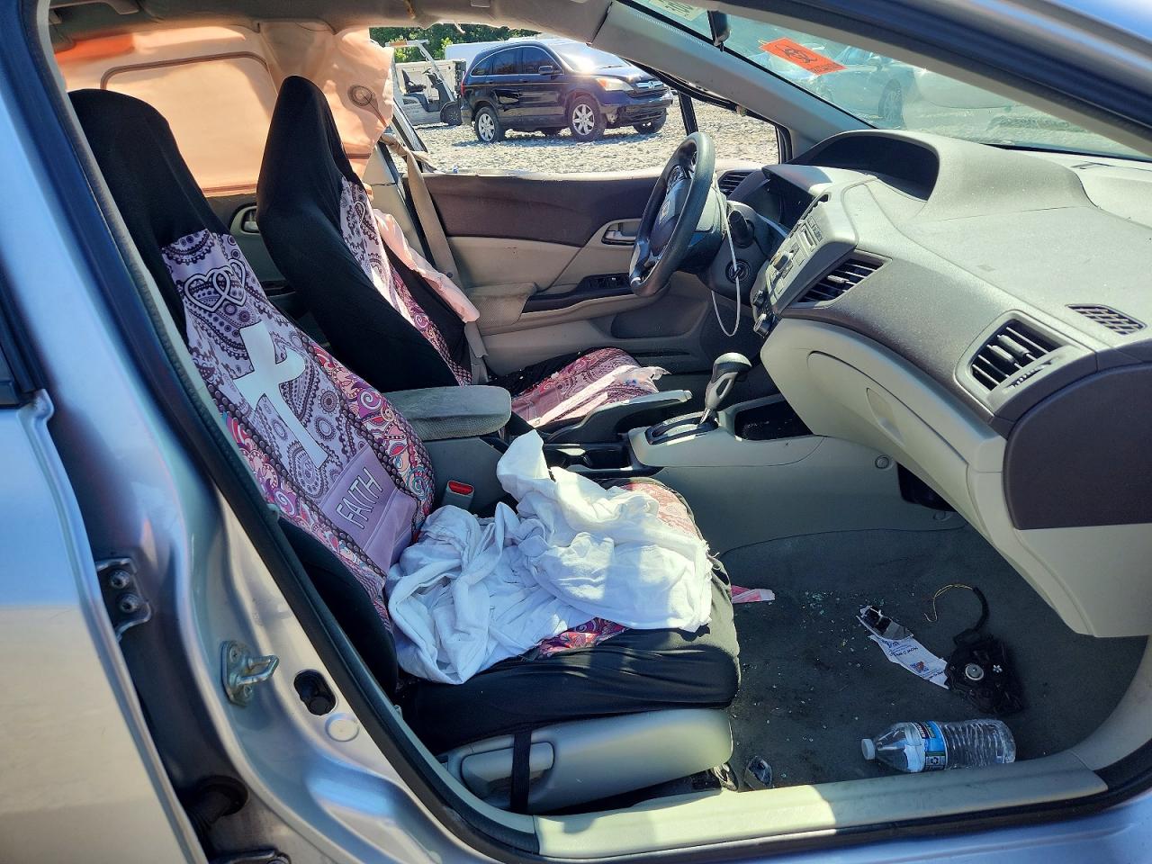 2012 Honda Civic Lx Silver vin: 19XFB2F55CE359701