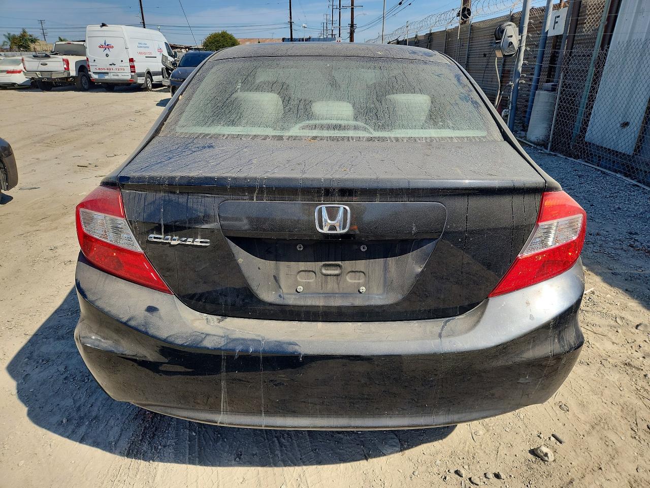 2012 Honda Civic Lx Black vin: 19XFB2F55CE366941