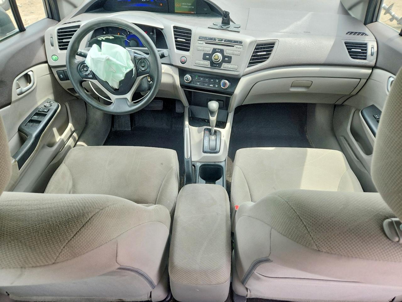 2012 Honda Civic Lx Gray vin: 19XFB2F55CE374991