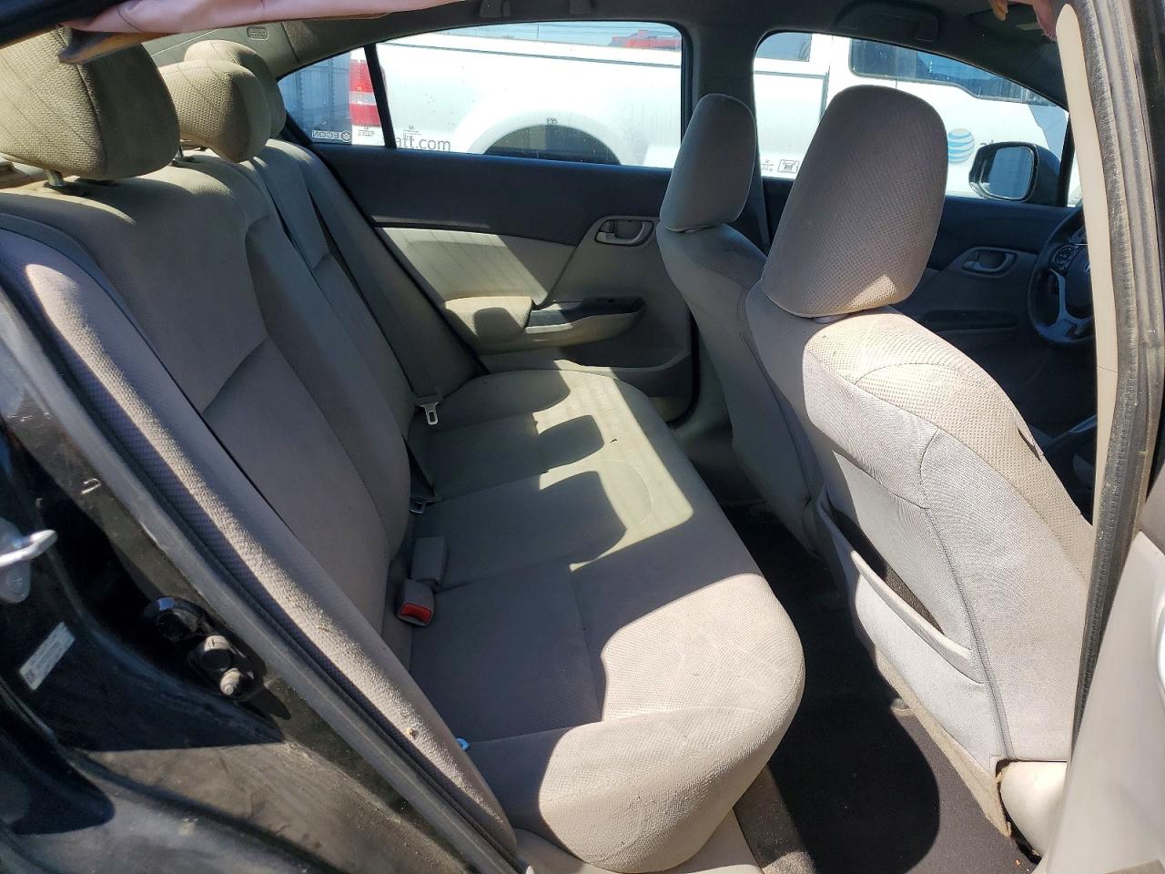 2012 Honda Civic Lx Black vin: 19XFB2F55CE378295