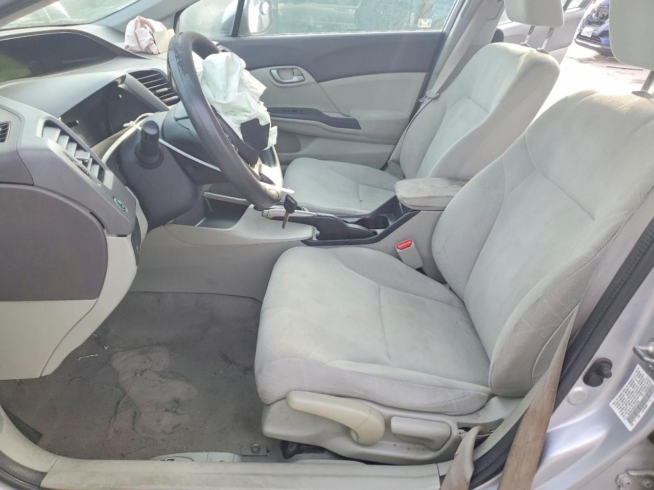 2012 Honda Civic Lx Gray vin: 19XFB2F55CE379799