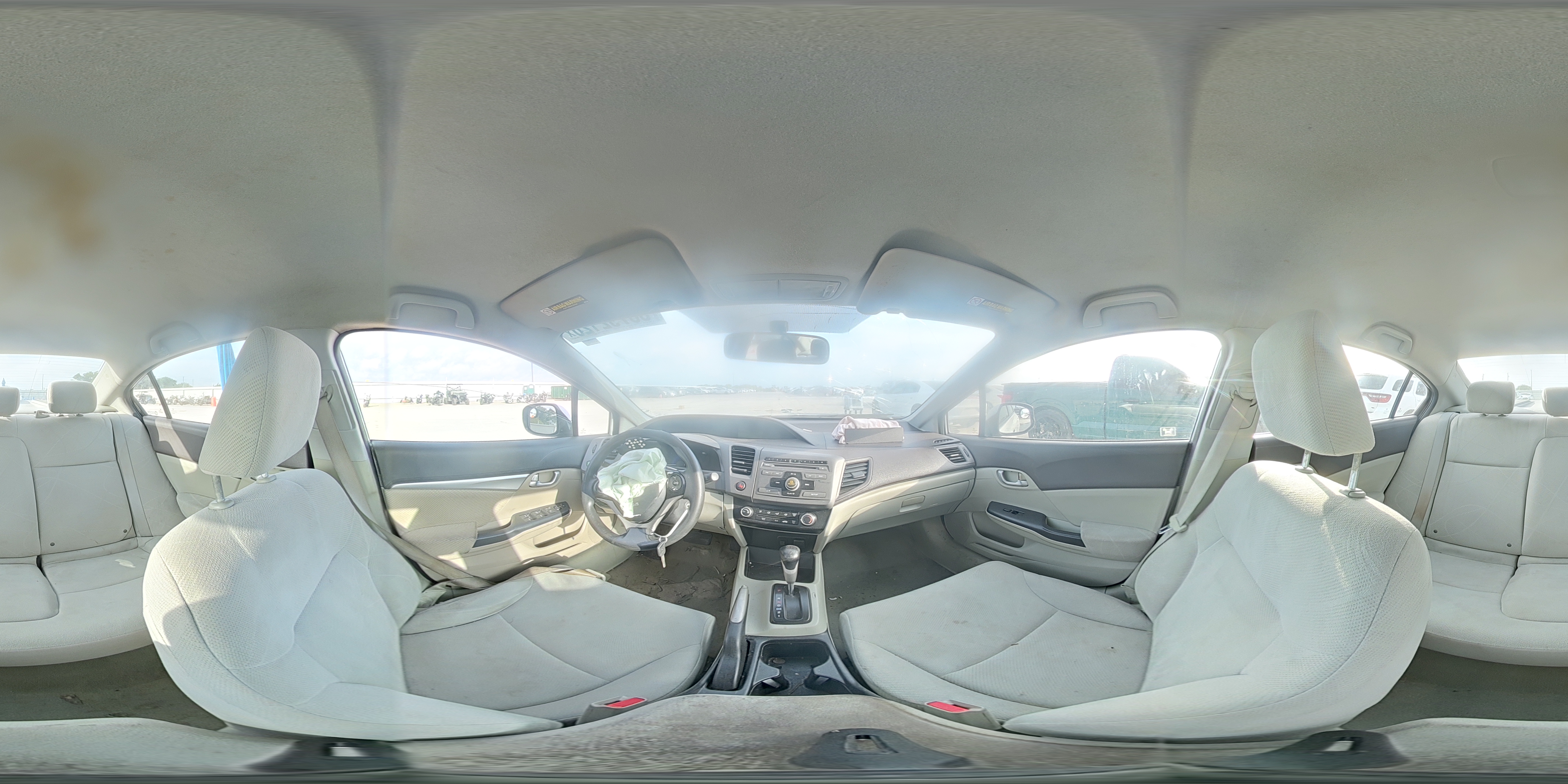 2012 Honda Civic Lx Gray vin: 19XFB2F55CE379799