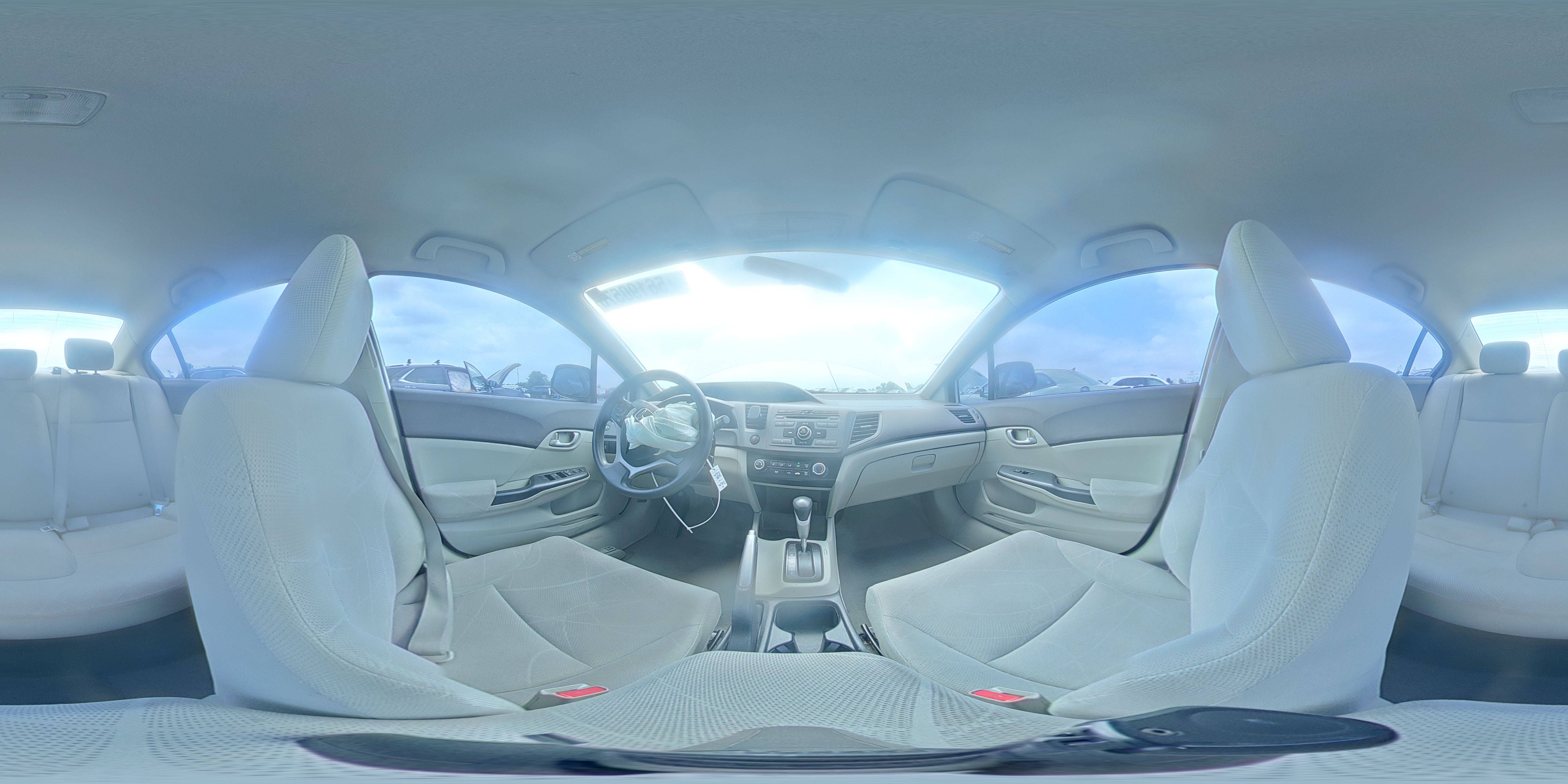 2012 Honda Civic Lx White vin: 19XFB2F55CE381598