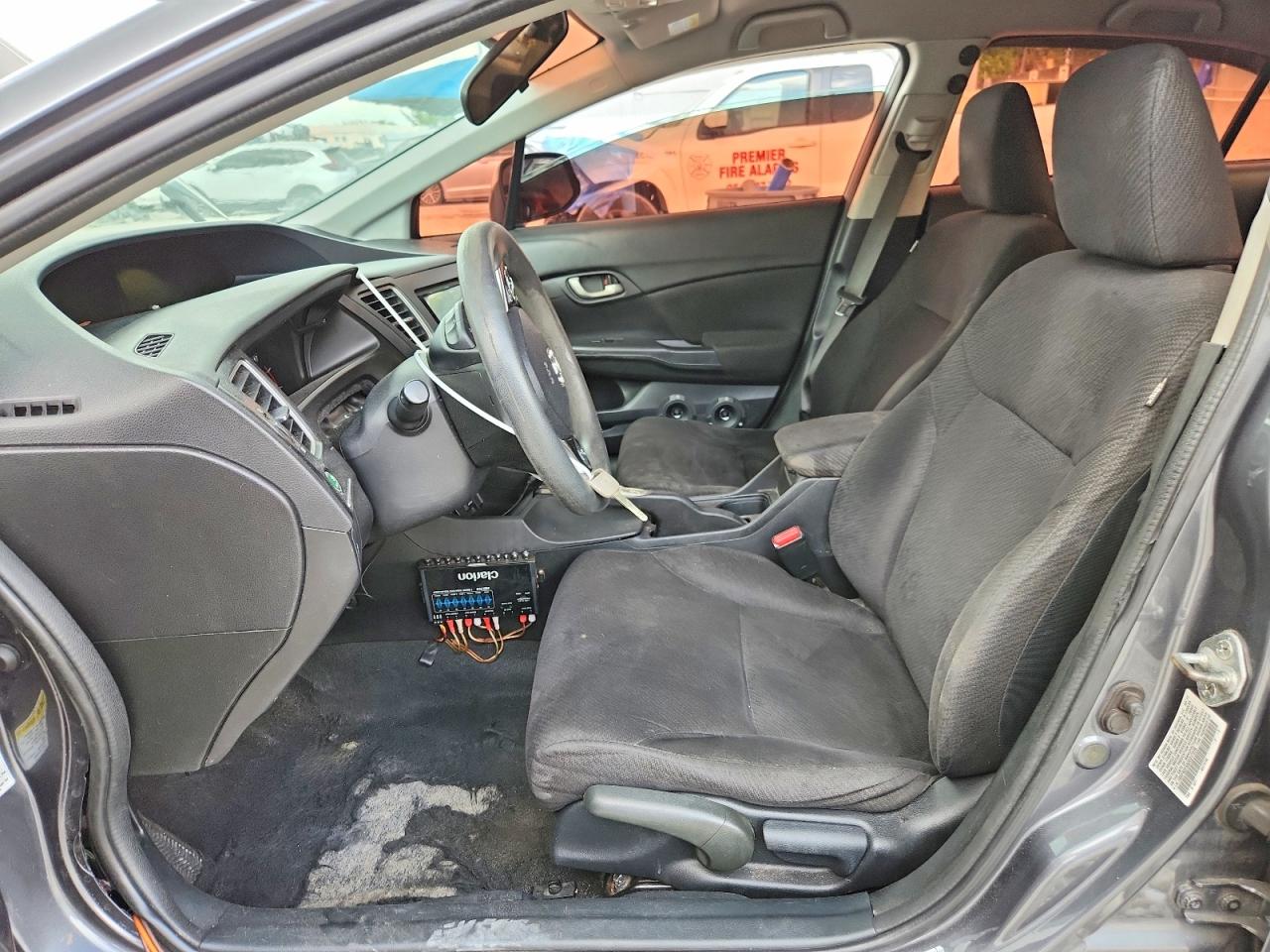 2013 Honda Civic Lx Gray vin: 19XFB2F55DE017229