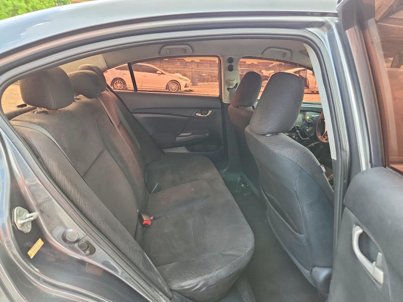 2013 Honda Civic Lx Gray vin: 19XFB2F55DE017229