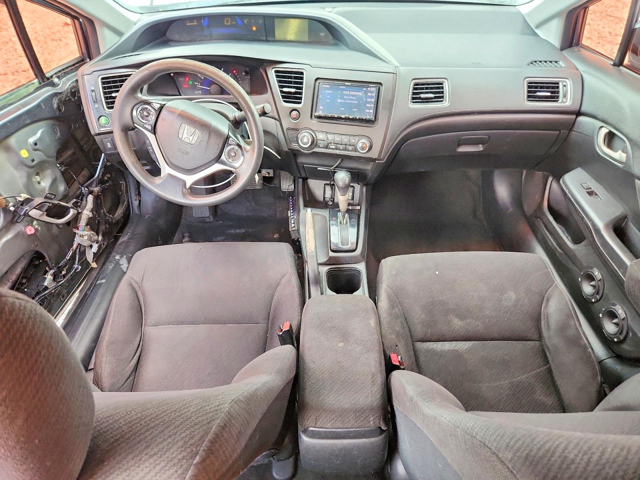 2013 Honda Civic Lx Gray vin: 19XFB2F55DE017229