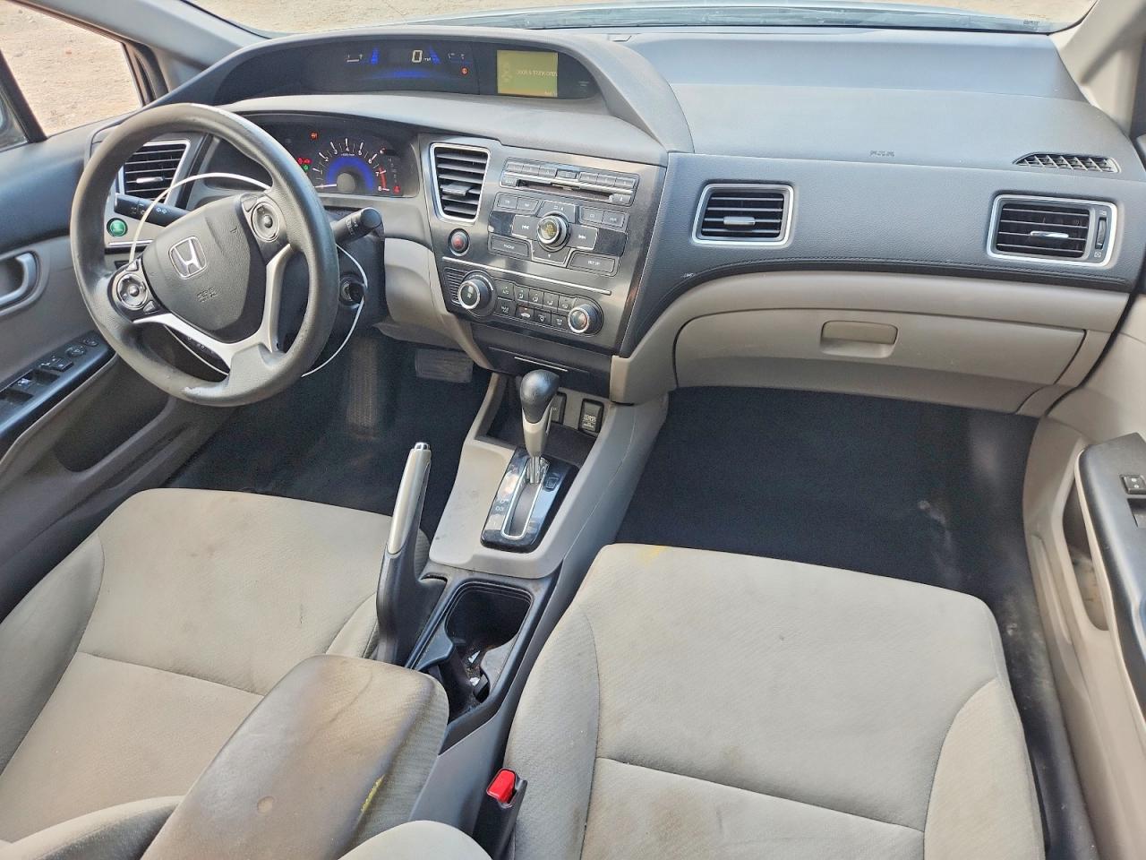 2013 Honda Civic Lx Gray vin: 19XFB2F55DE026187