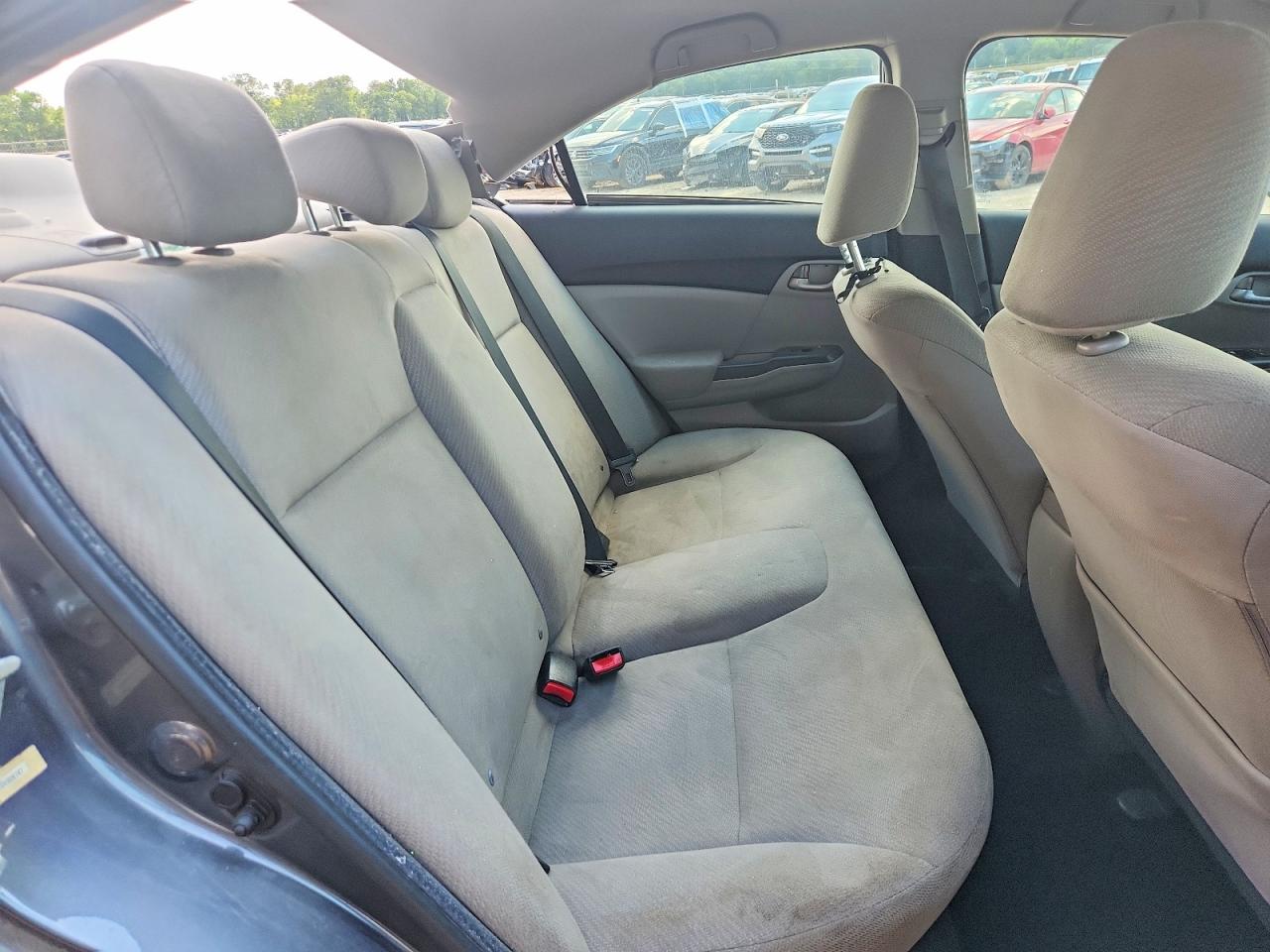 2013 Honda Civic Lx Gray vin: 19XFB2F55DE026187