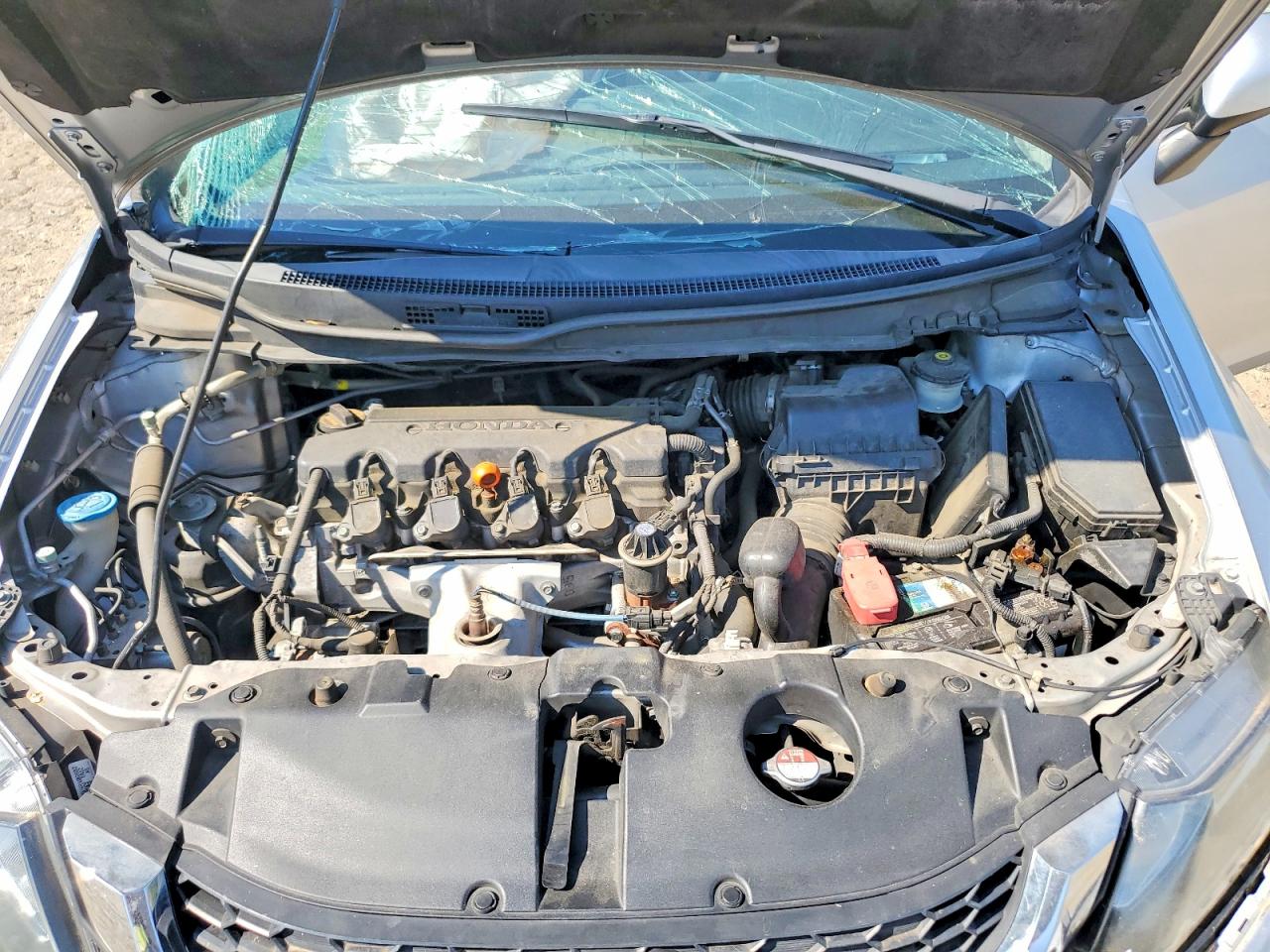 2013 Honda Civic Lx Silver vin: 19XFB2F55DE034399