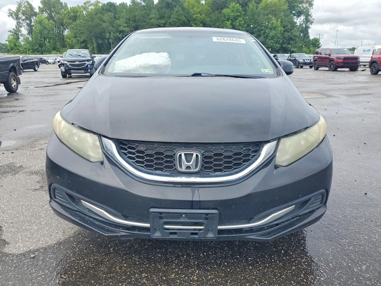 2013 Honda Civic Lx Black vin: 19XFB2F55DE034970