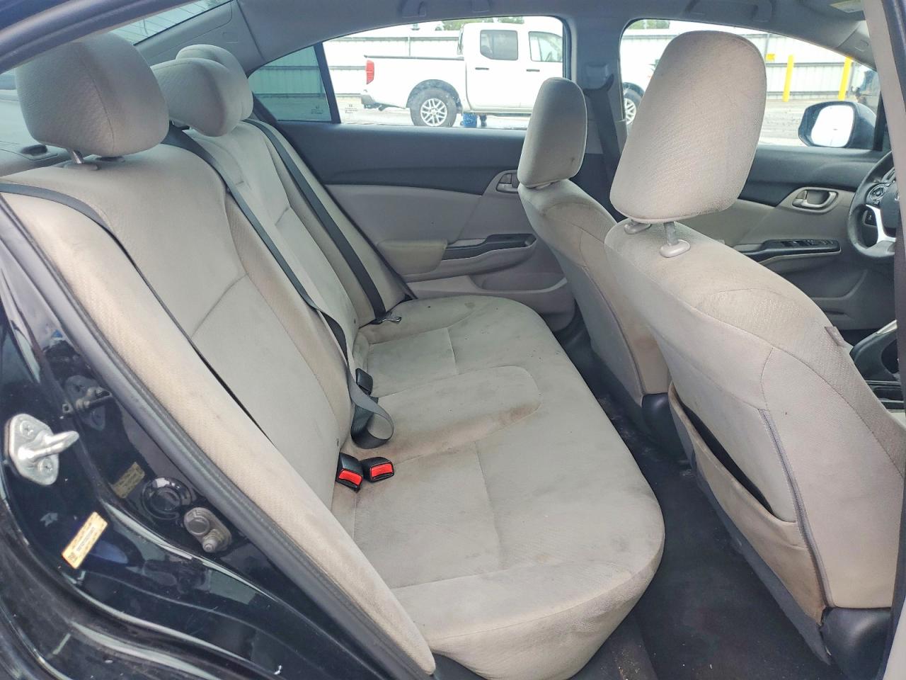 2013 Honda Civic Lx Black vin: 19XFB2F55DE034970