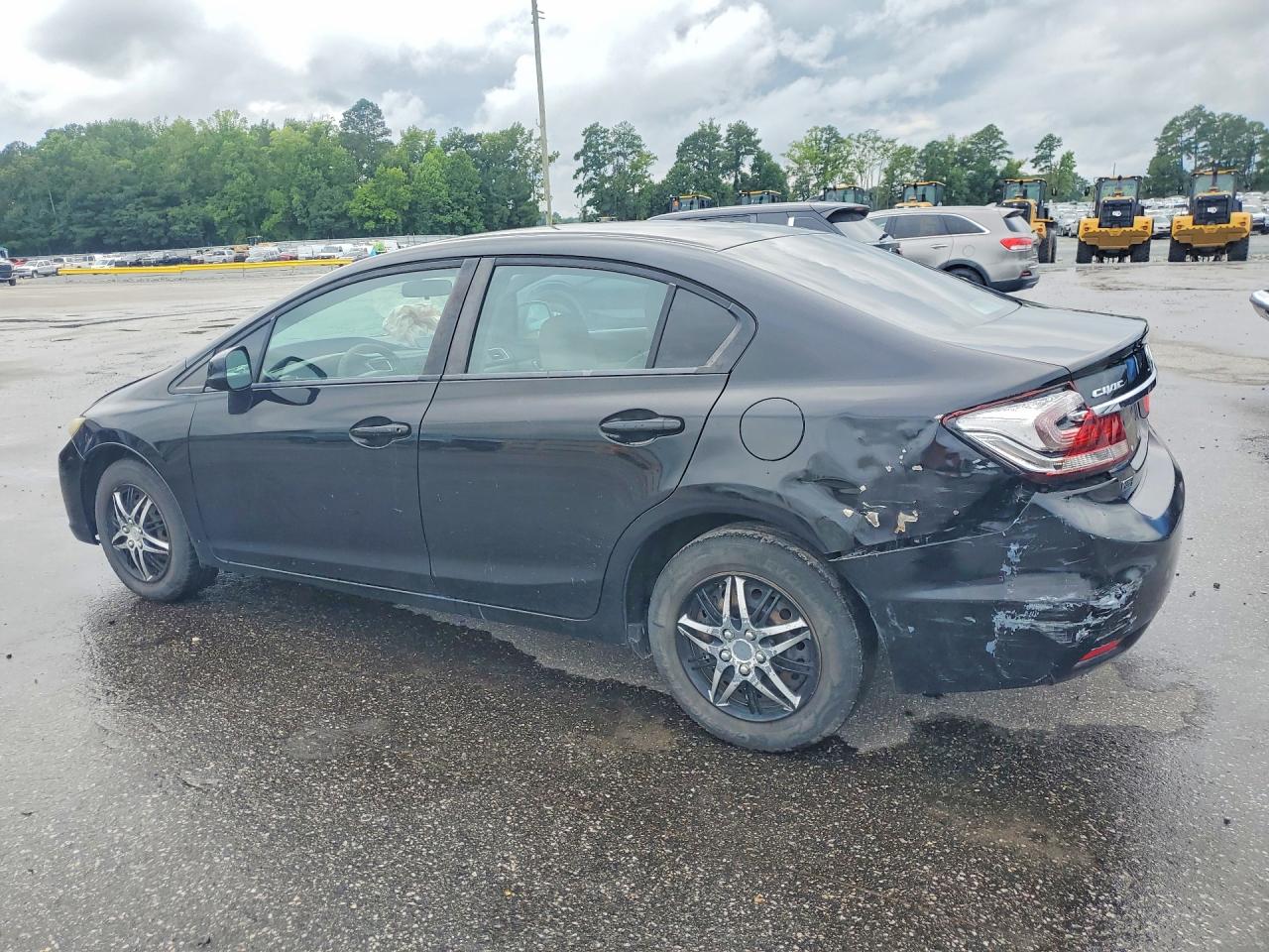 2013 Honda Civic Lx Black vin: 19XFB2F55DE034970