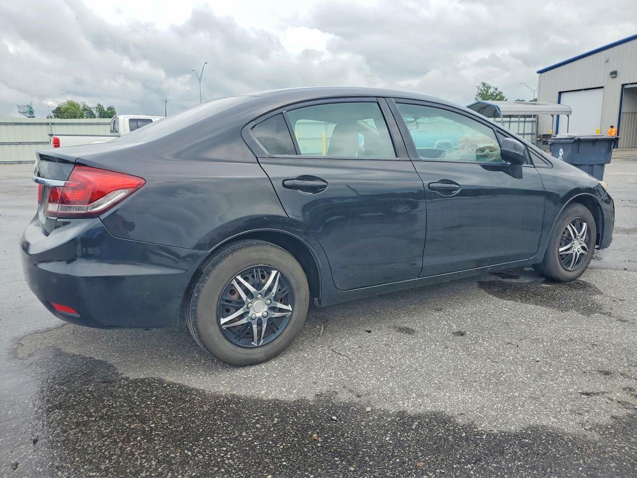 2013 Honda Civic Lx Black vin: 19XFB2F55DE034970