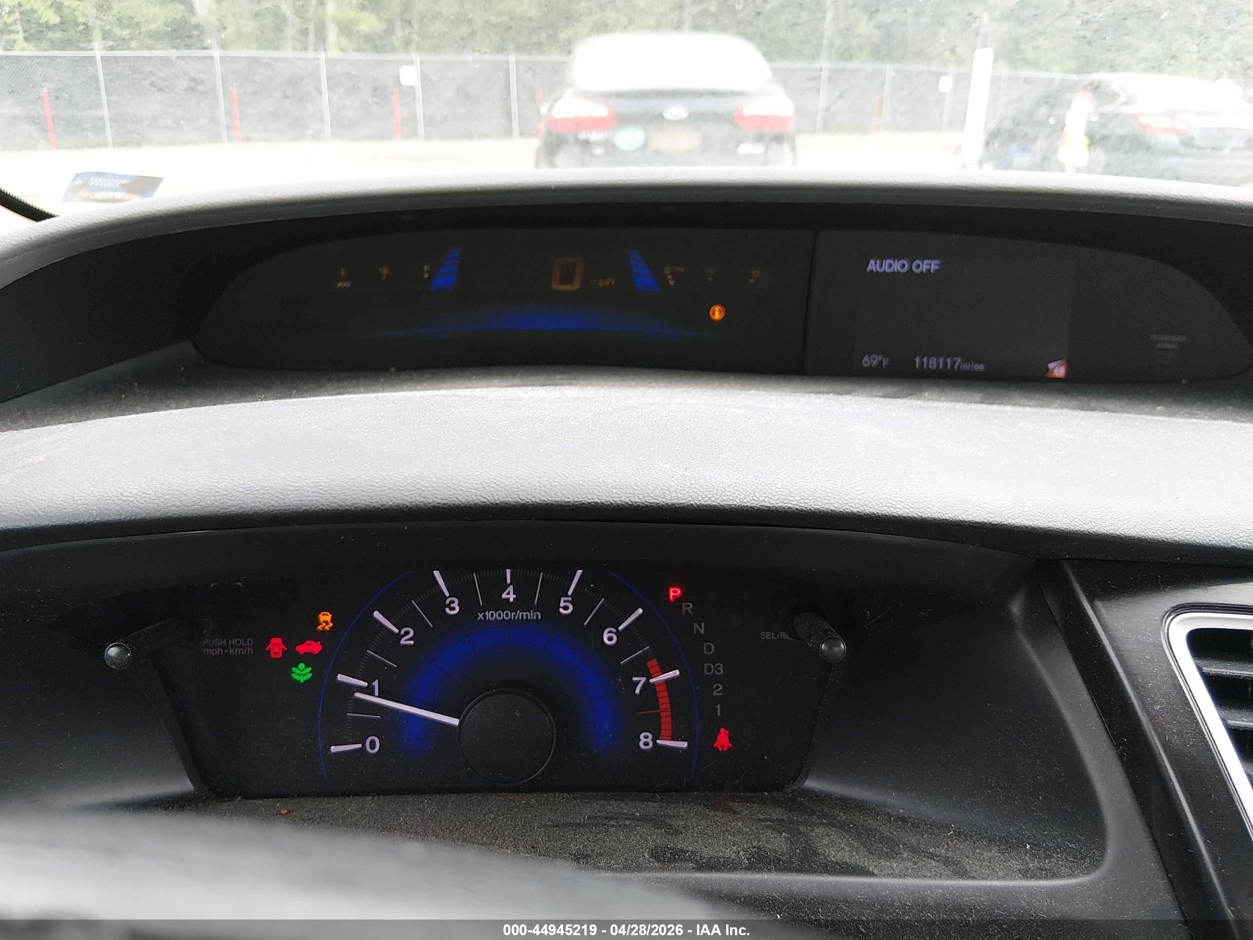 2013 Honda Civic Lx Brown vin: 19XFB2F55DE037982