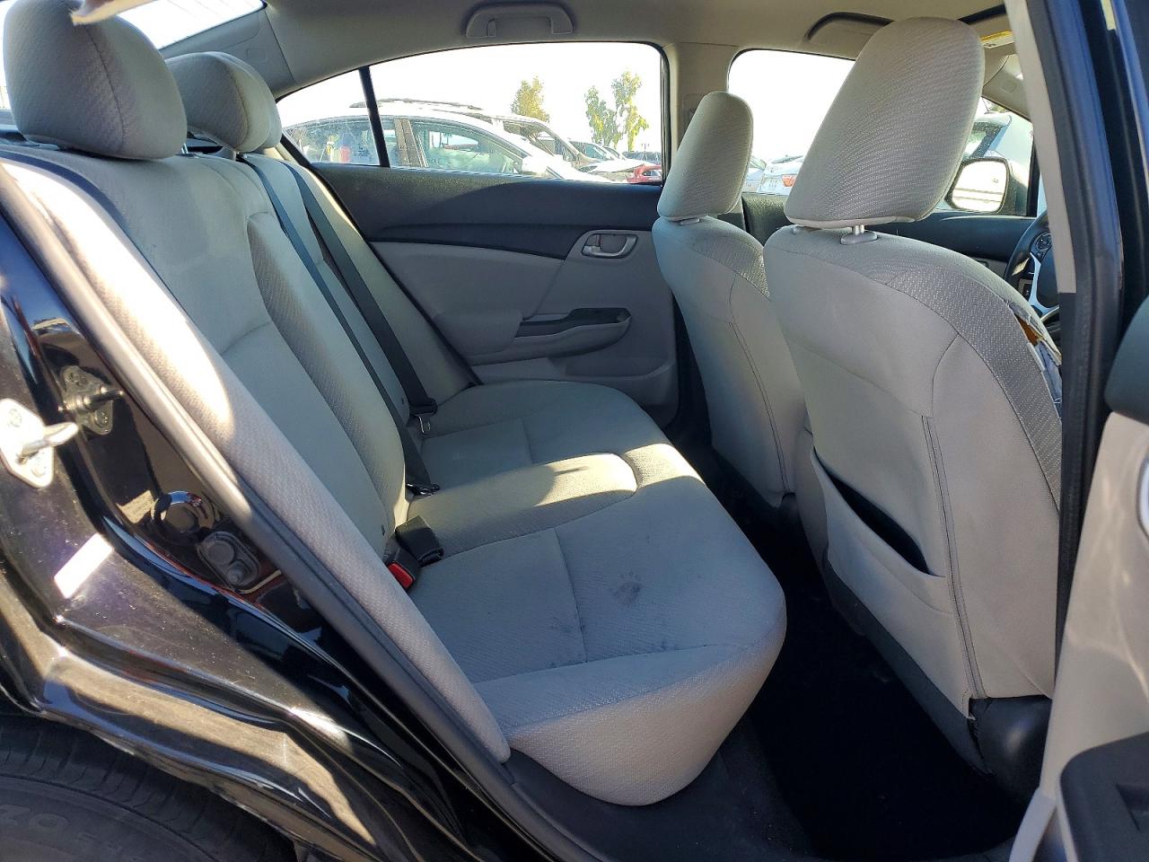 2013 Honda Civic Lx Black vin: 19XFB2F55DE044138