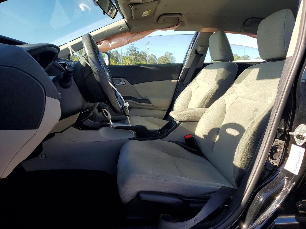 2013 Honda Civic Lx Black vin: 19XFB2F55DE044138